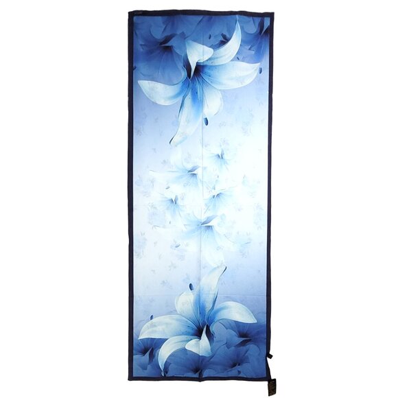 NWT Double-Sided Silk Scarf 27"x70" Long Rectangle Shawl Wrap 3314 - Picture 1 of 8